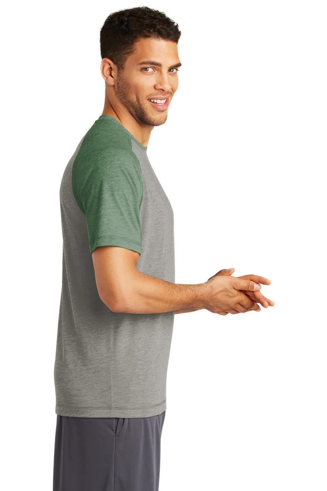 Sport-Tek PosiCharge Tri-Blend Wicking Raglan Tee