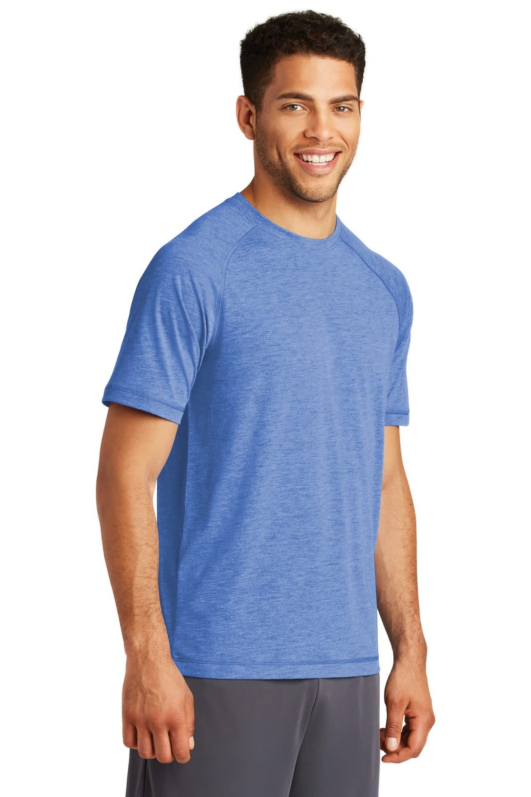 Sport-Tek PosiCharge Tri-Blend Wicking Raglan Tee