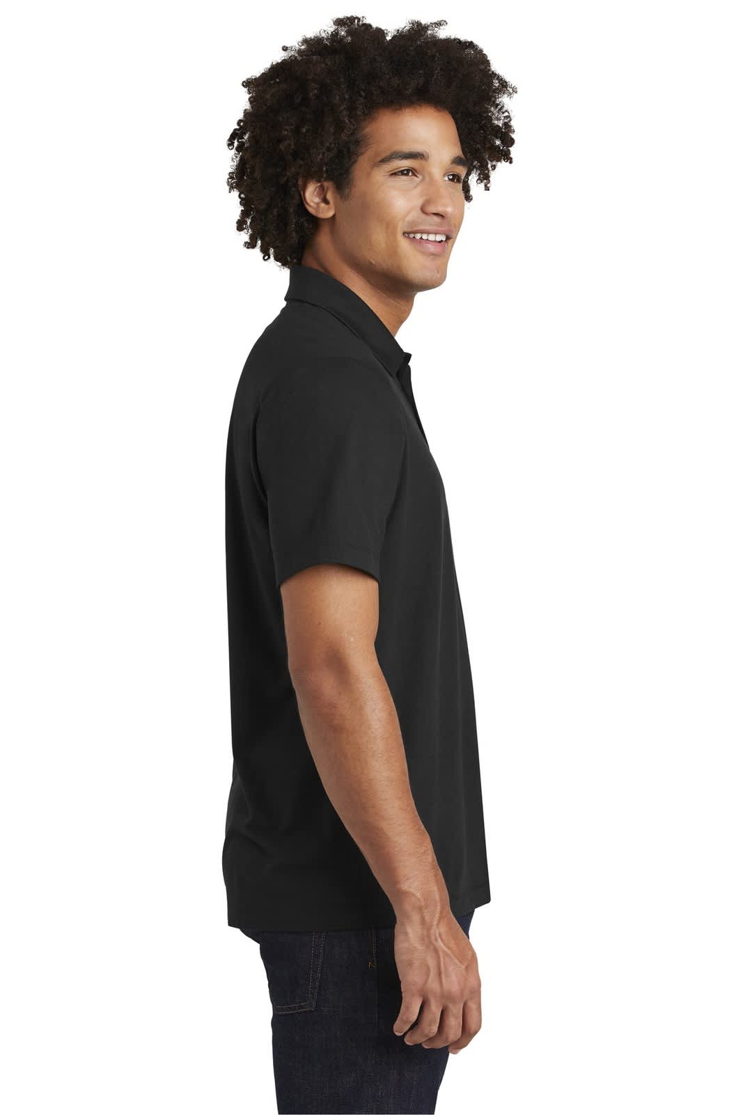 Sport-Tek  PosiCharge  Tri-Blend Wicking Polo