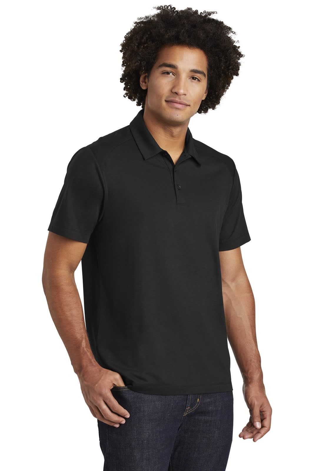Sport-Tek  PosiCharge  Tri-Blend Wicking Polo