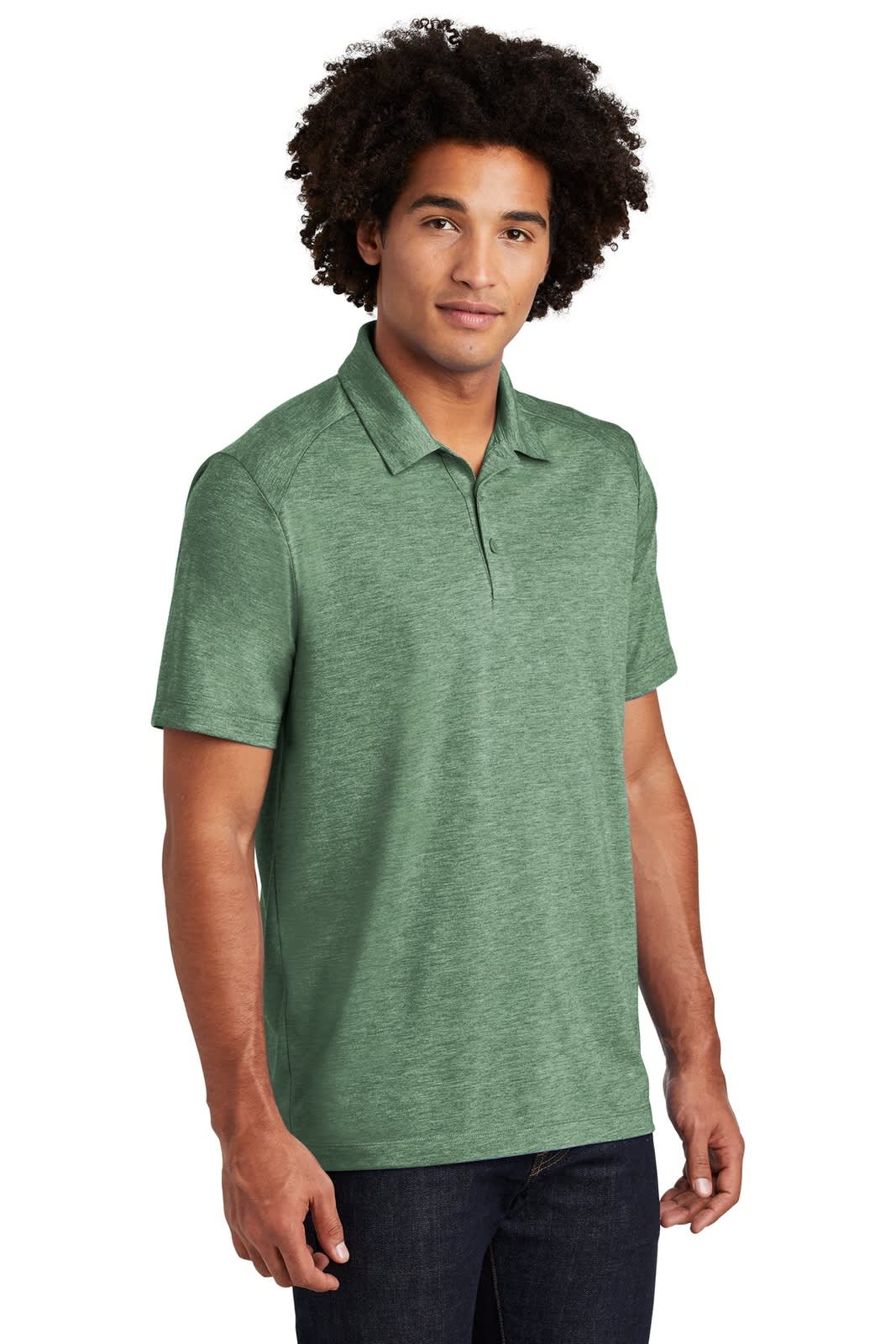 Sport-Tek  PosiCharge  Tri-Blend Wicking Polo