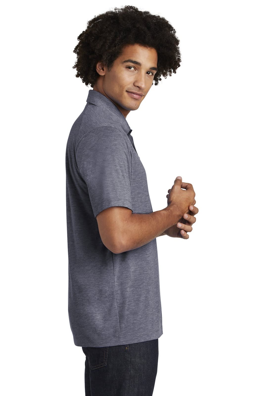 Sport-Tek  PosiCharge  Tri-Blend Wicking Polo
