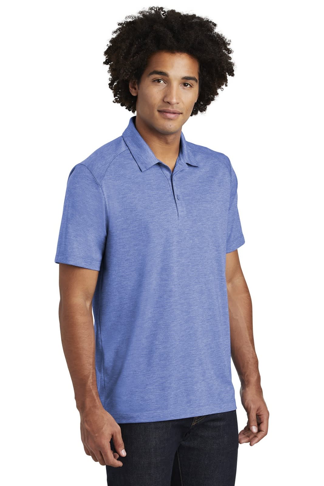 Sport-Tek  PosiCharge  Tri-Blend Wicking Polo