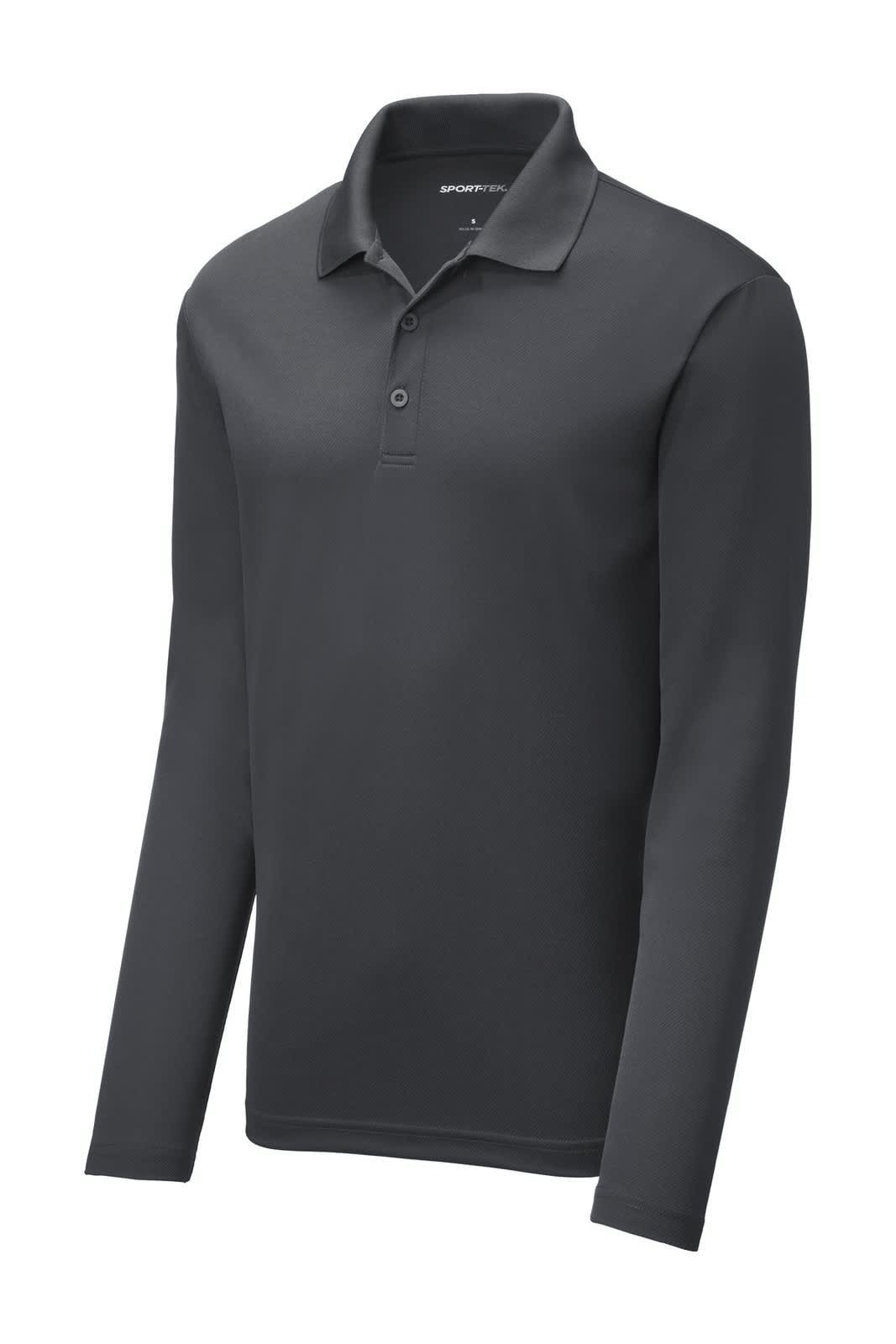 Sport-Tek  PosiCharge  RacerMesh  Long Sleeve Polo