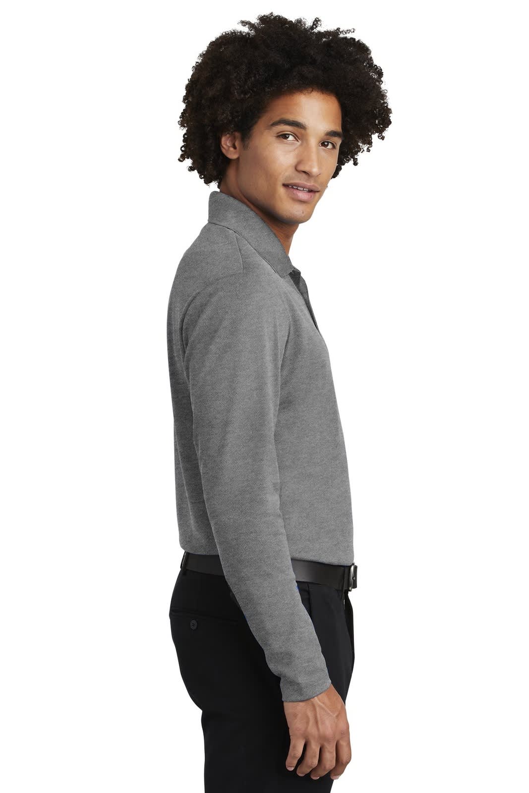 Sport-Tek  PosiCharge  RacerMesh  Long Sleeve Polo