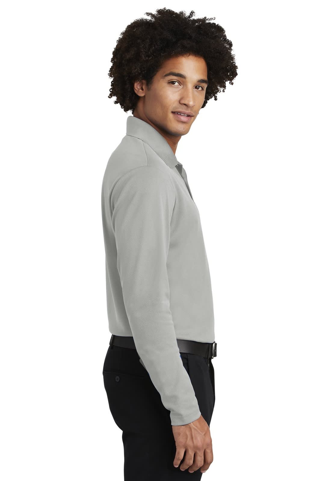 Sport-Tek  PosiCharge  RacerMesh  Long Sleeve Polo