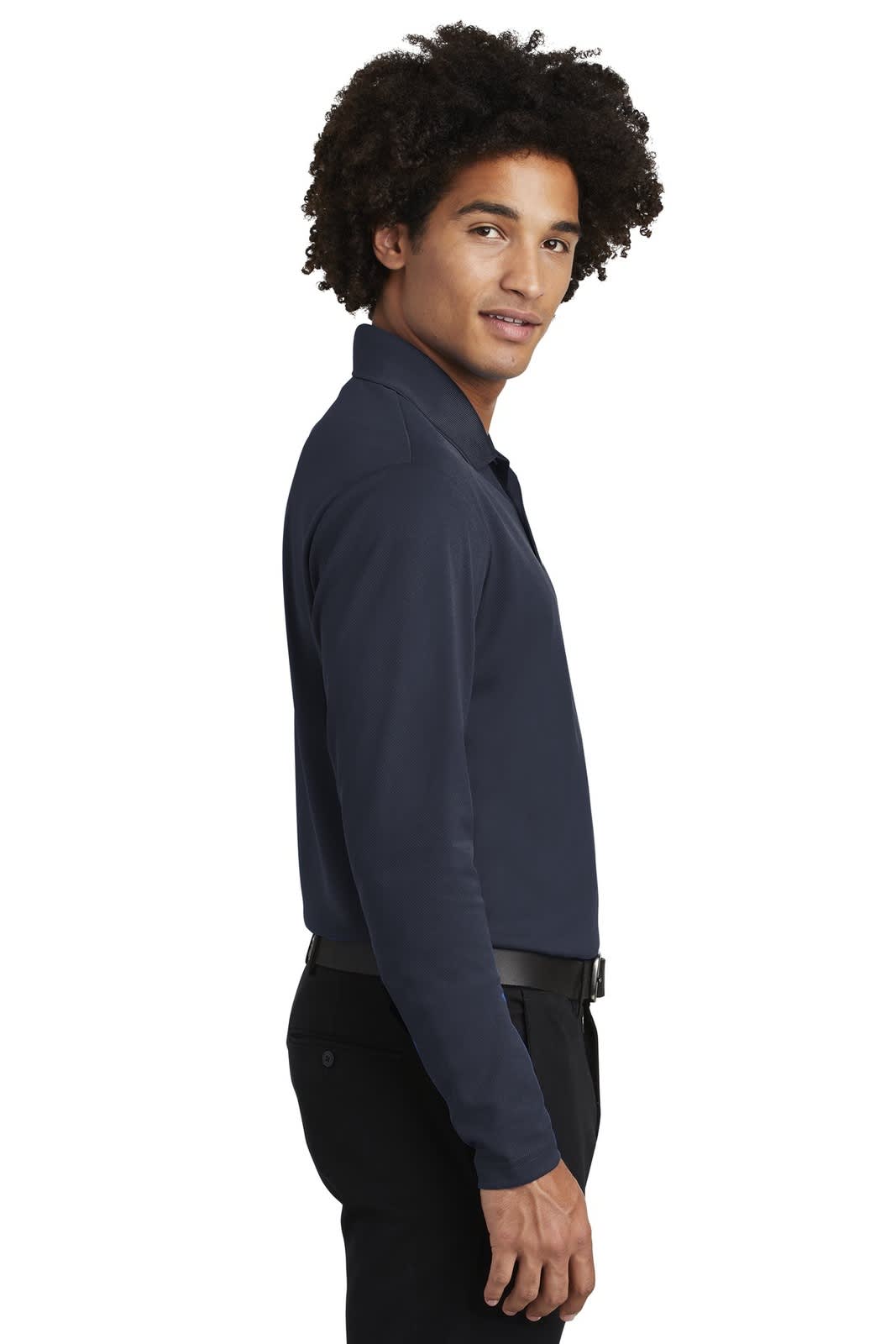 Sport-Tek  PosiCharge  RacerMesh  Long Sleeve Polo
