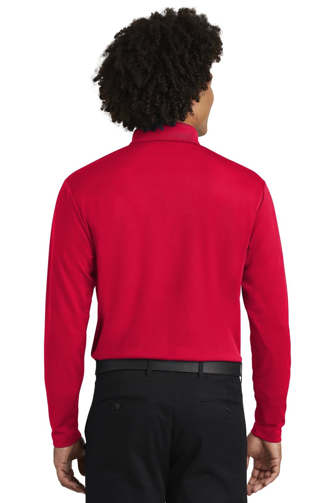 Sport-Tek  PosiCharge  RacerMesh  Long Sleeve Polo