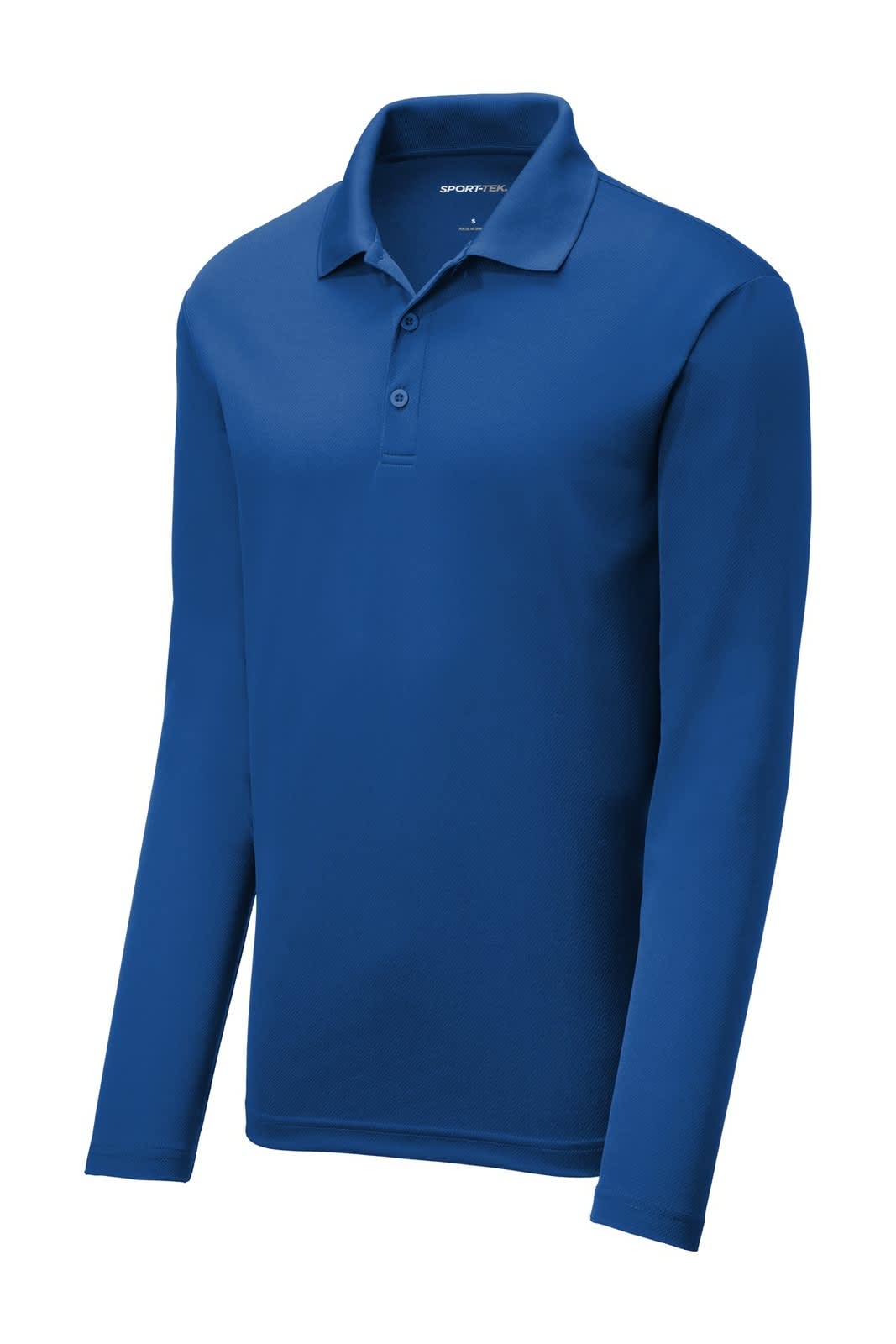 Sport-Tek  PosiCharge  RacerMesh  Long Sleeve Polo