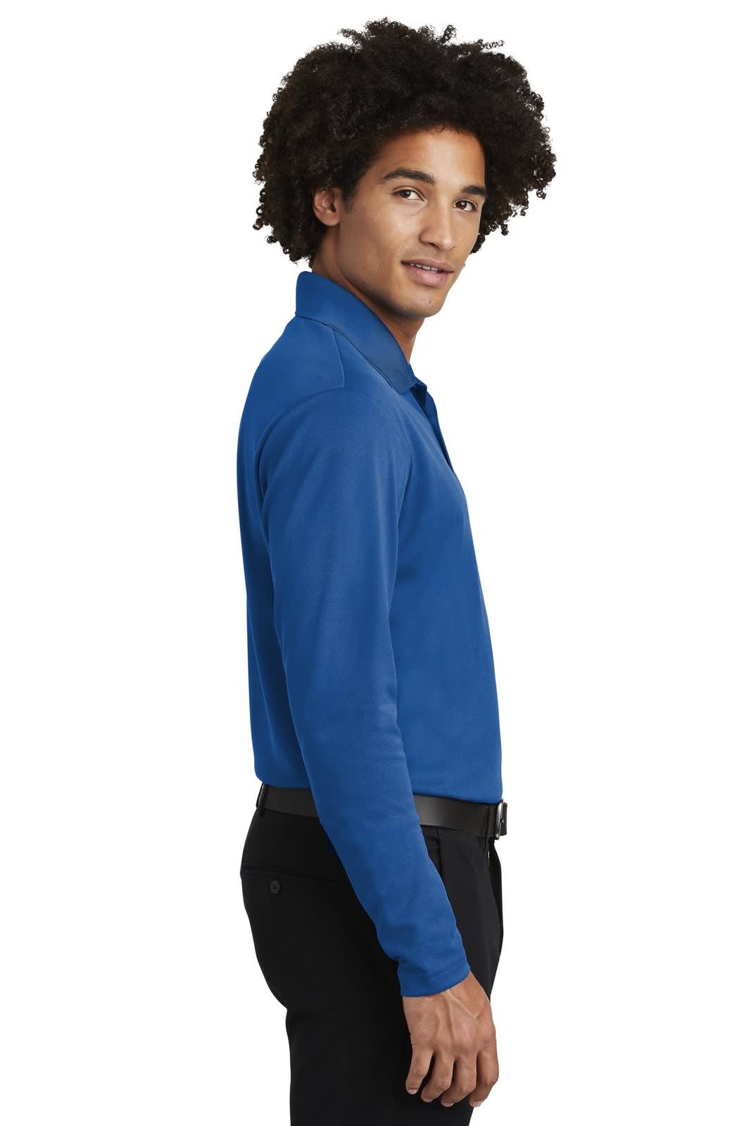 Sport-Tek  PosiCharge  RacerMesh  Long Sleeve Polo