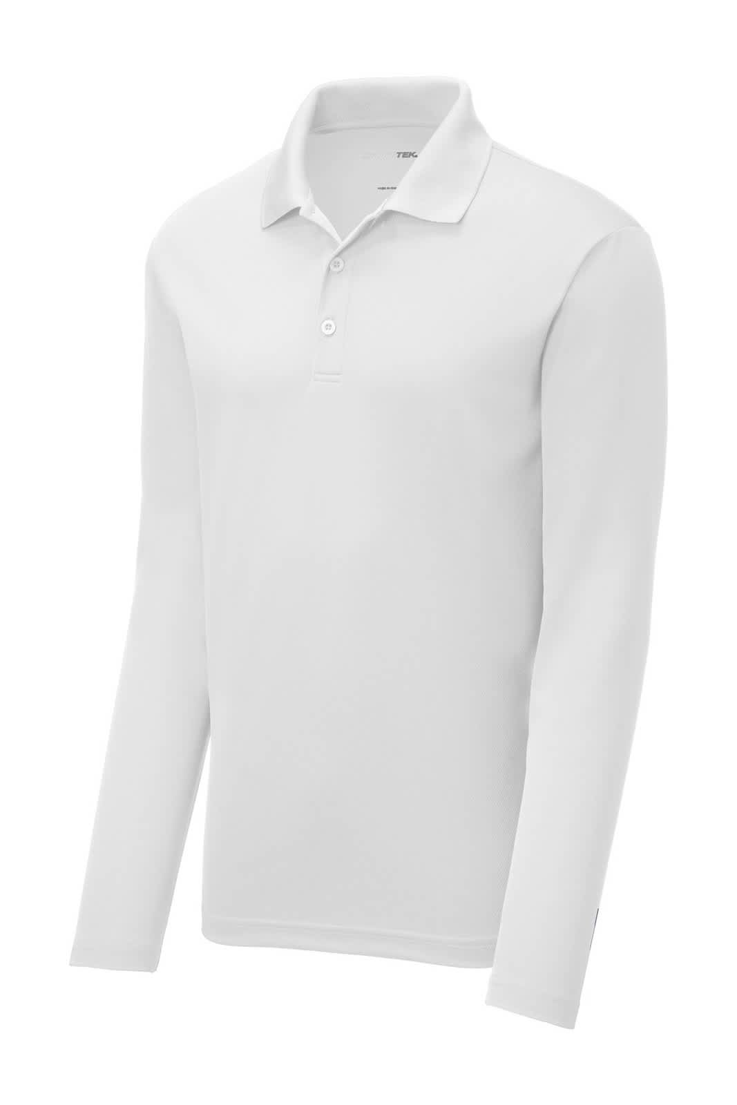 Sport-Tek  PosiCharge  RacerMesh  Long Sleeve Polo