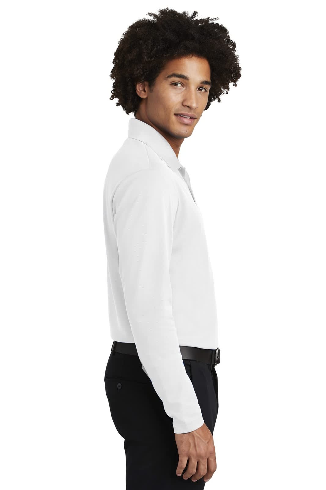 Sport-Tek  PosiCharge  RacerMesh  Long Sleeve Polo