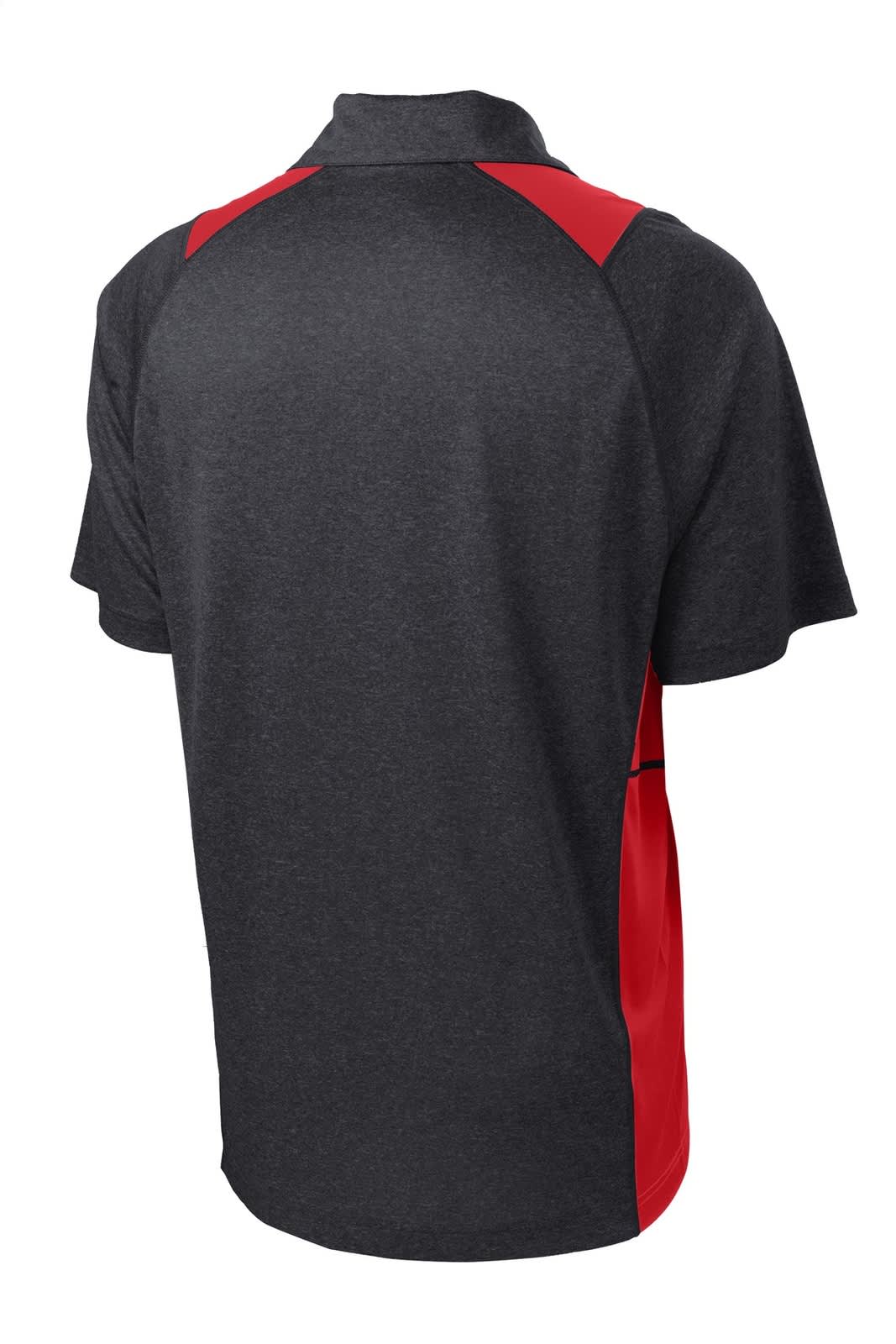 Sport-Tek Heather Colorblock Contender Polo