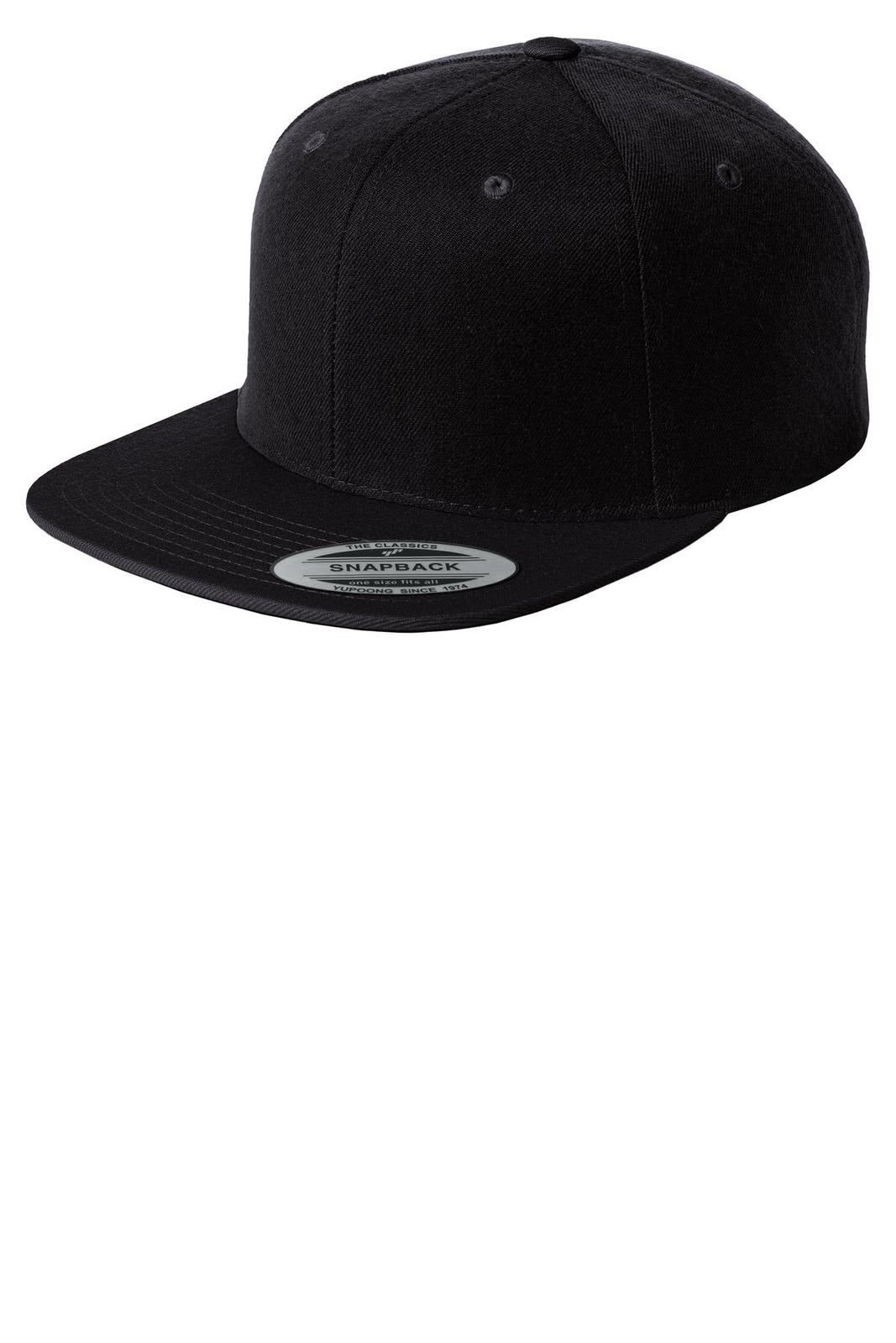 Sport-Tek Yupoong Flat Bill Snapback Cap