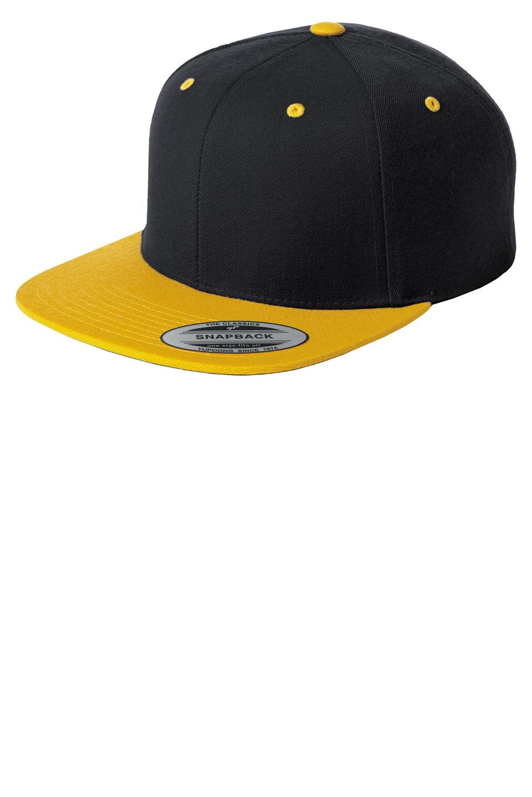 Sport-Tek Yupoong Flat Bill Snapback Cap