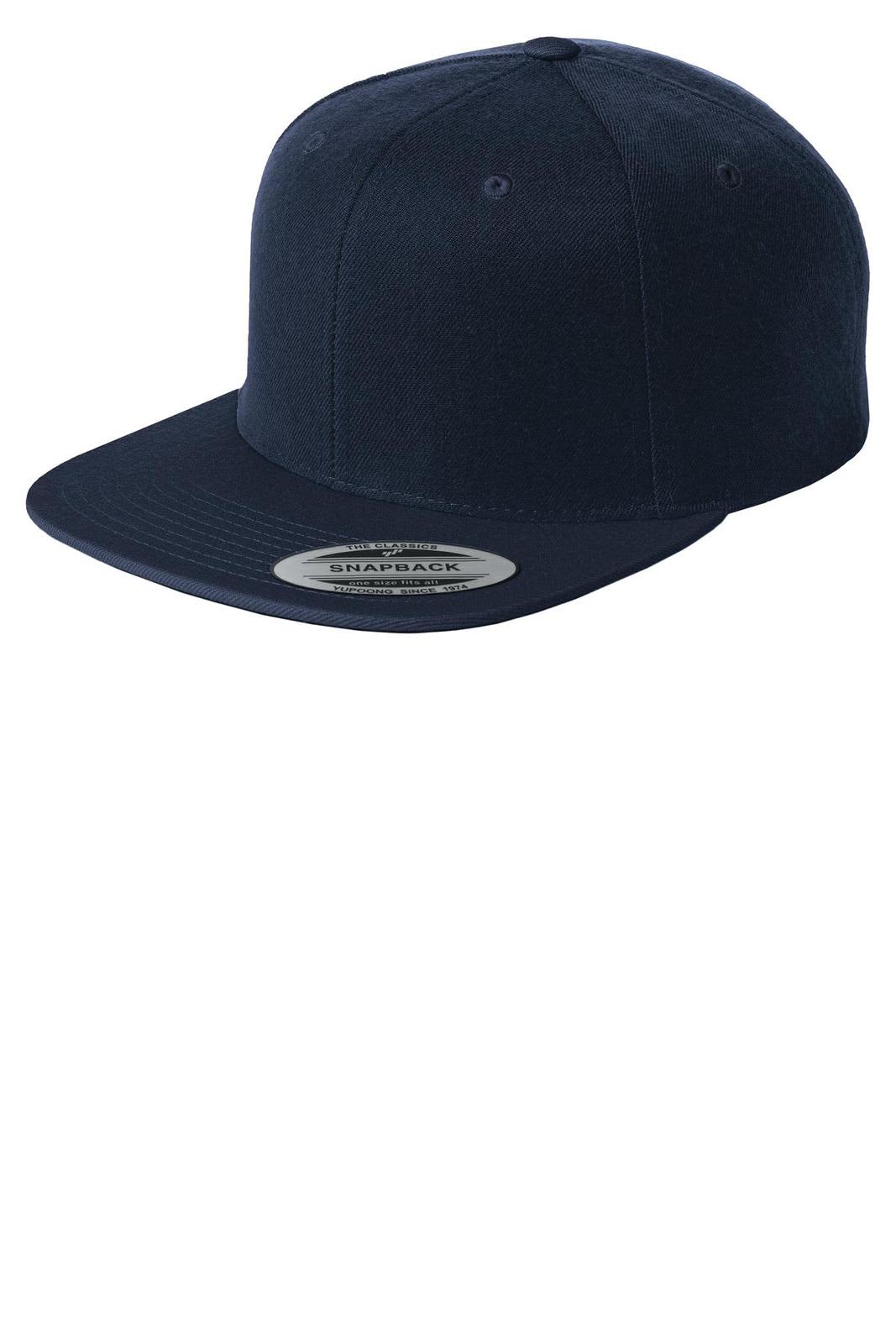 Sport-Tek Yupoong Flat Bill Snapback Cap