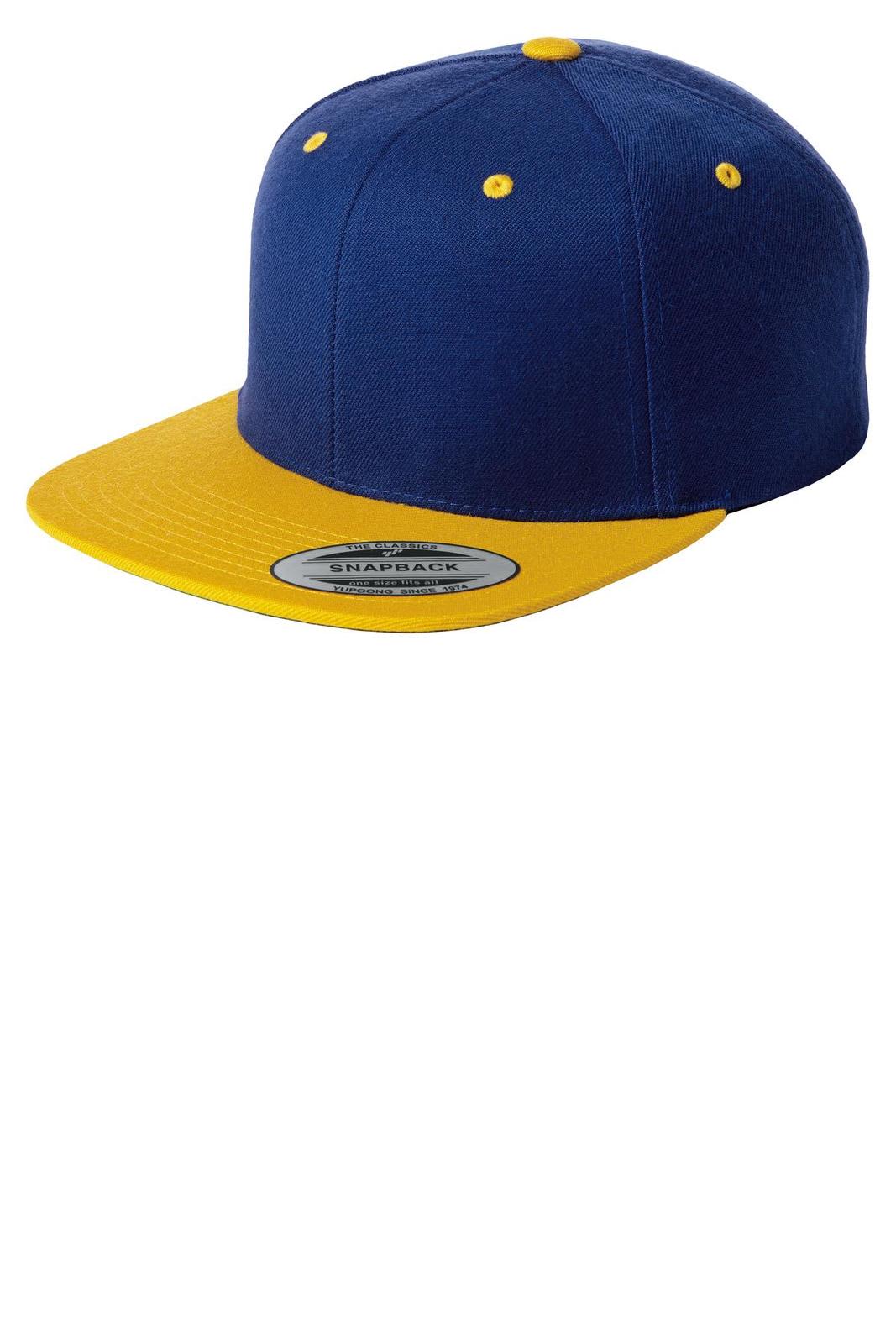 Sport-Tek Yupoong Flat Bill Snapback Cap