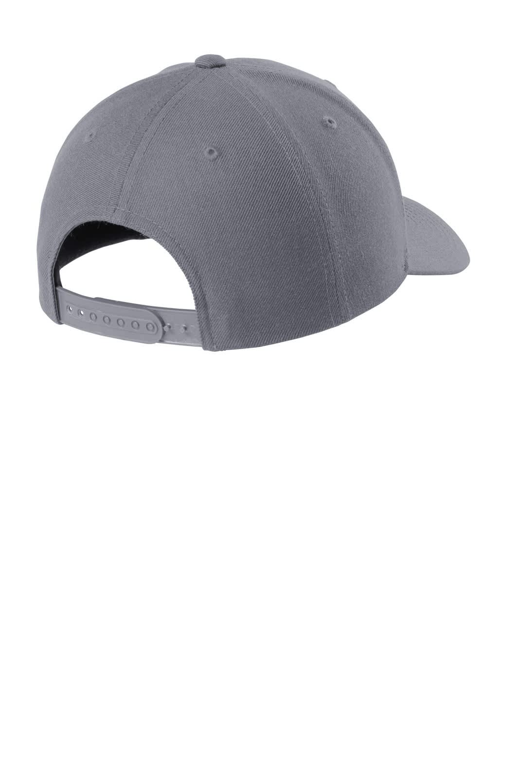 Sport-Tek Yupoong Curve Bill Snapback Cap