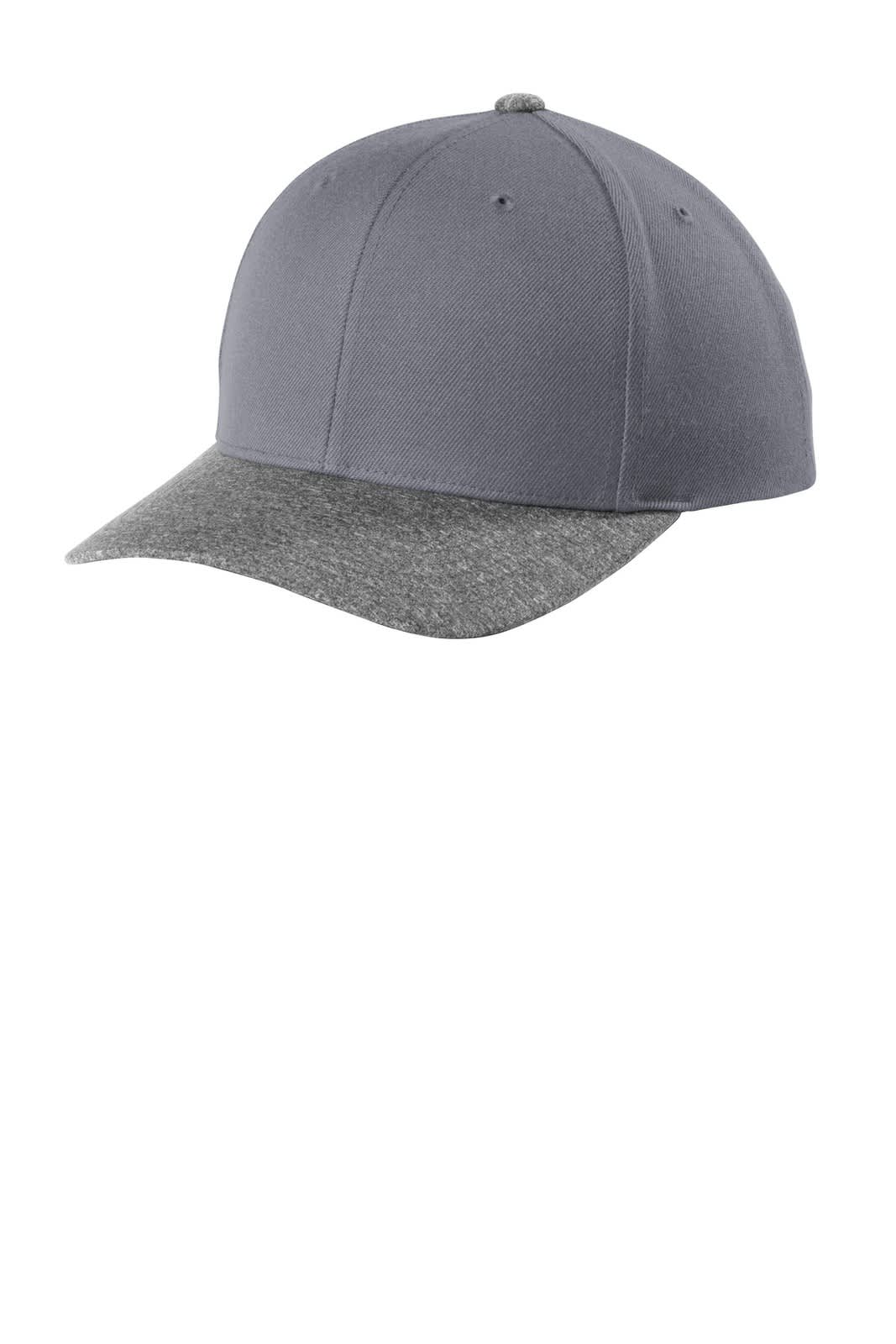 Sport-Tek Yupoong Curve Bill Snapback Cap