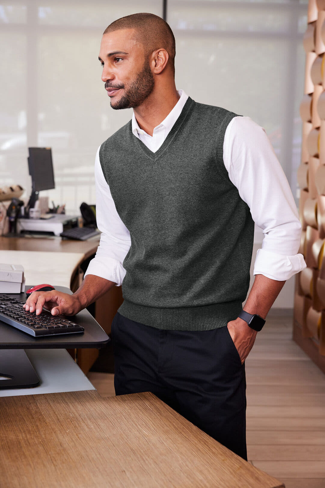 Port Authority Easy Care Sweater Vest