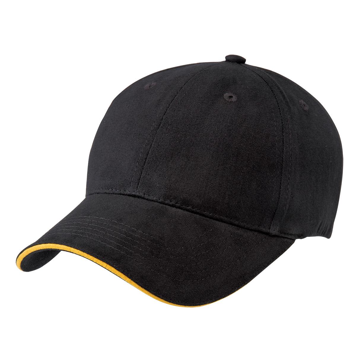 Premium Soft Sandwich Peak - 8001 Image Black,Gold