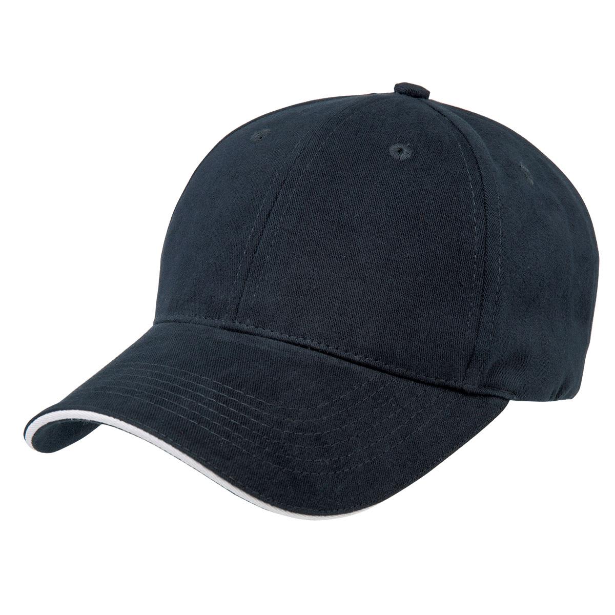 Premium Soft Sandwich Peak - 8001 Image Navy,Chalk White