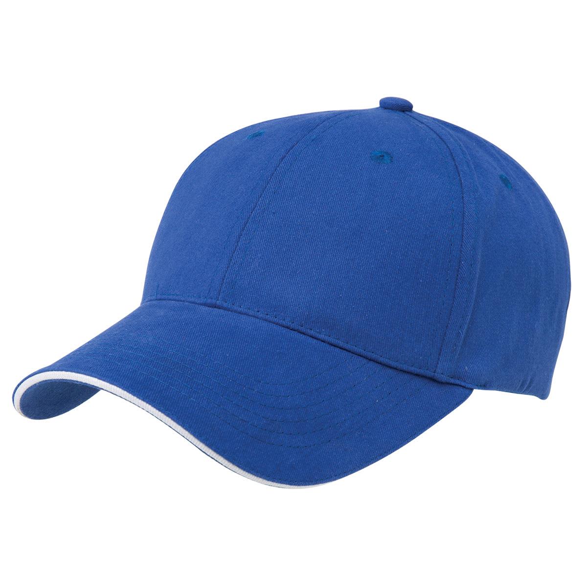 Premium Soft Sandwich Peak - 8001 Image Royal,Chalk White
