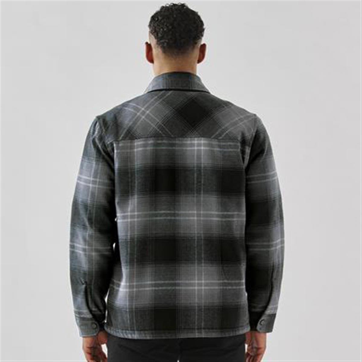 Men's Highland Sherpa Lined Plaid Jacket LE-CJK-1M