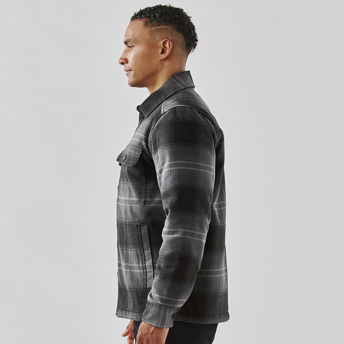 Men's Highland Sherpa Lined Plaid Jacket LE-CJK-1M