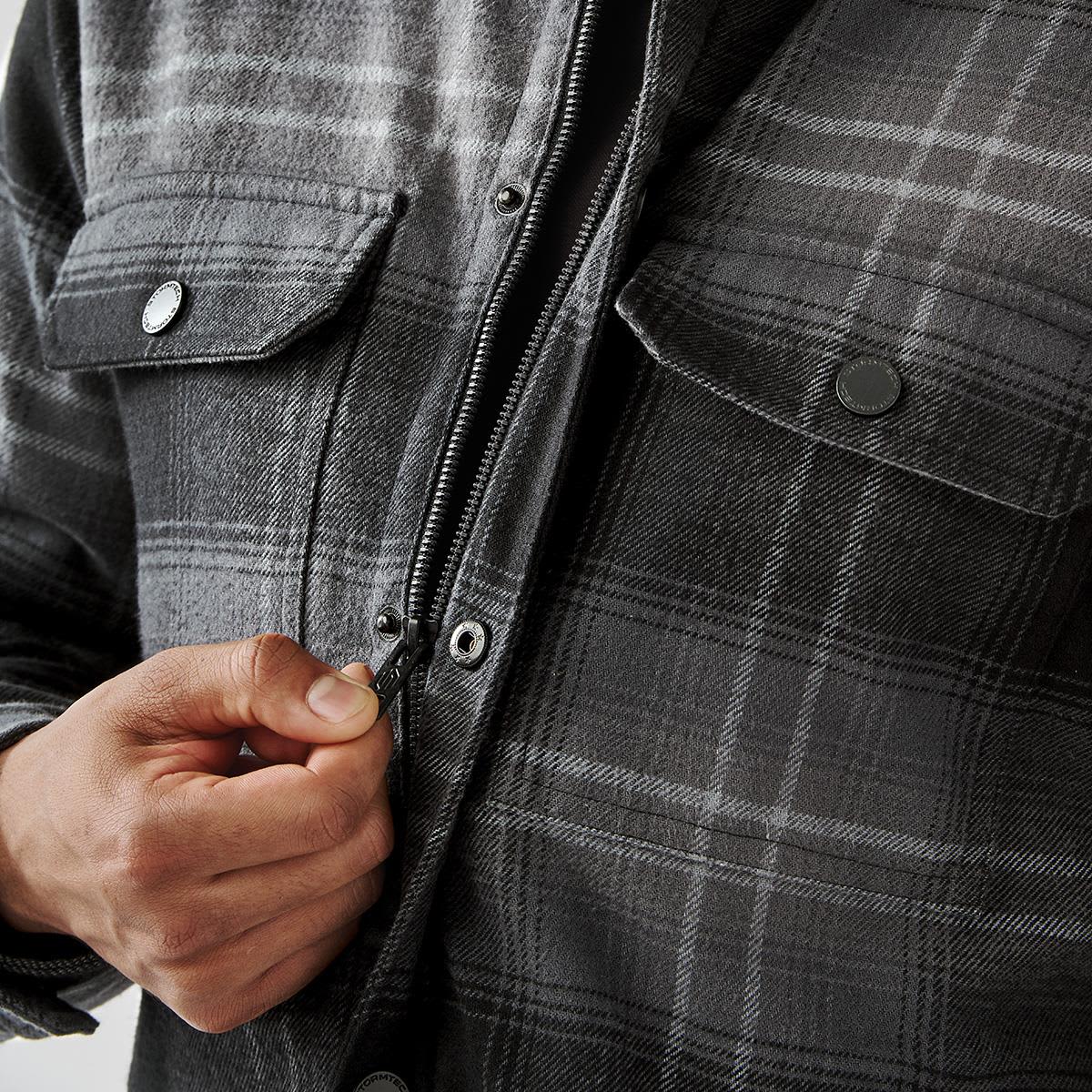 Men's Highland Sherpa Lined Plaid Jacket LE-CJK-1M
