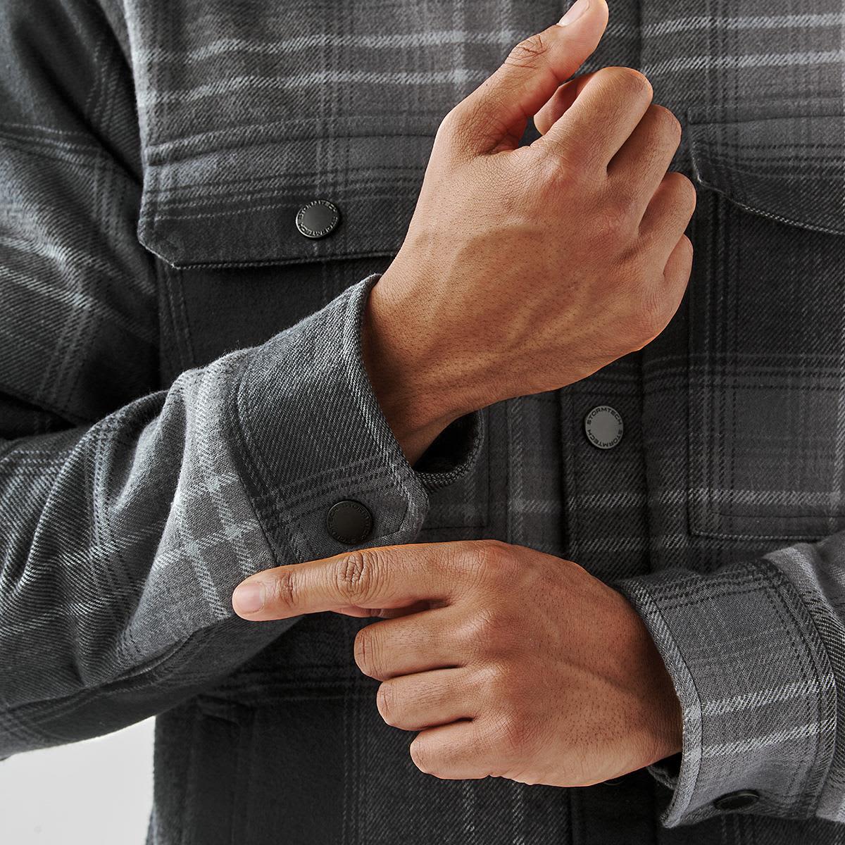 Men's Highland Sherpa Lined Plaid Jacket LE-CJK-1M