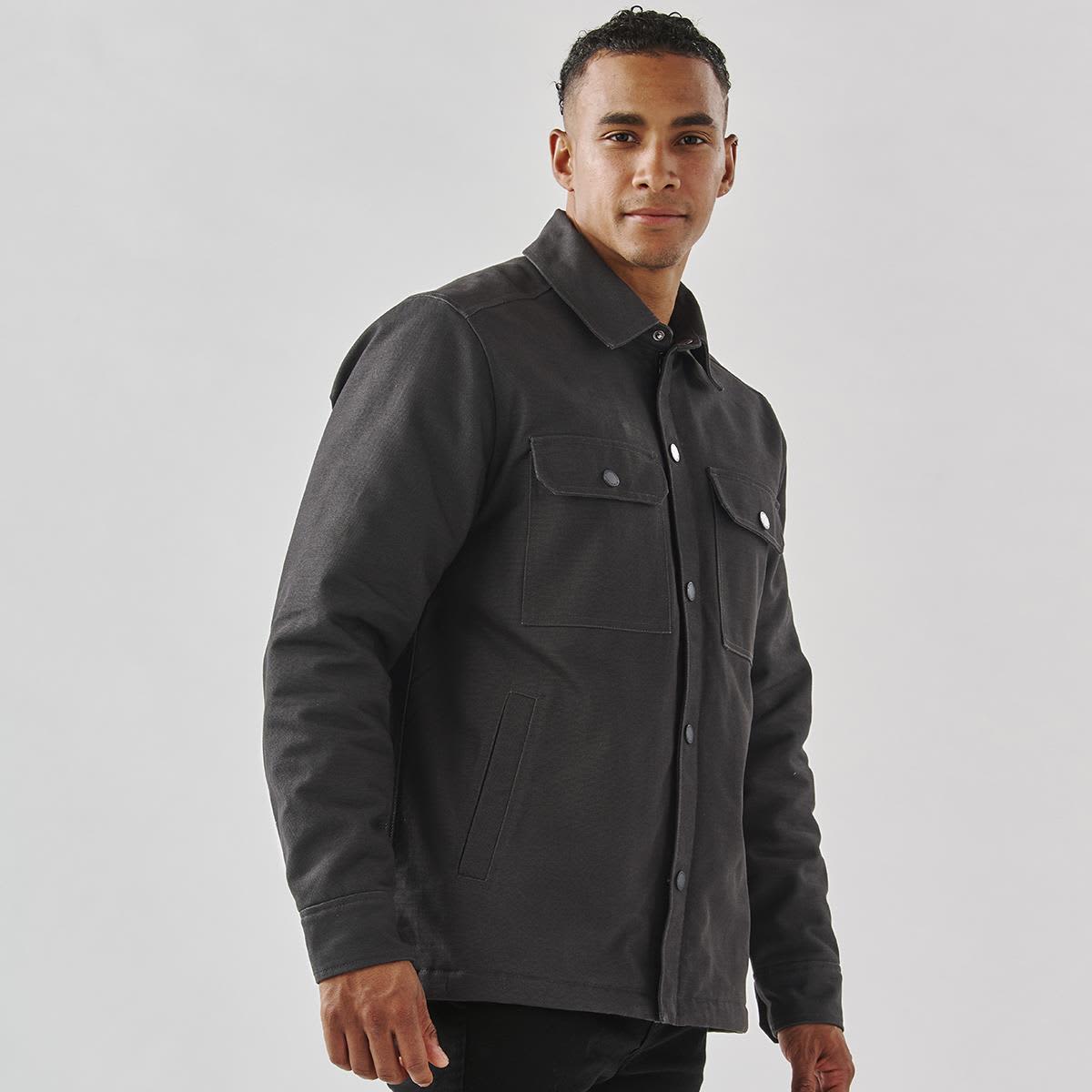 Men's Oxide Sherpa Lined Canvas Jacket LE-CJK-2M