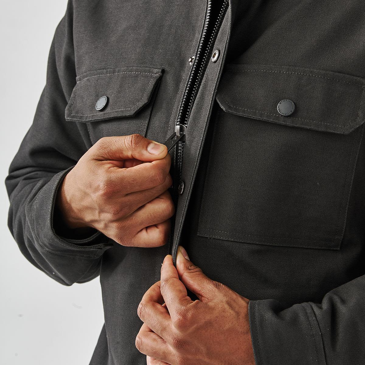 Men's Oxide Sherpa Lined Canvas Jacket LE-CJK-2M