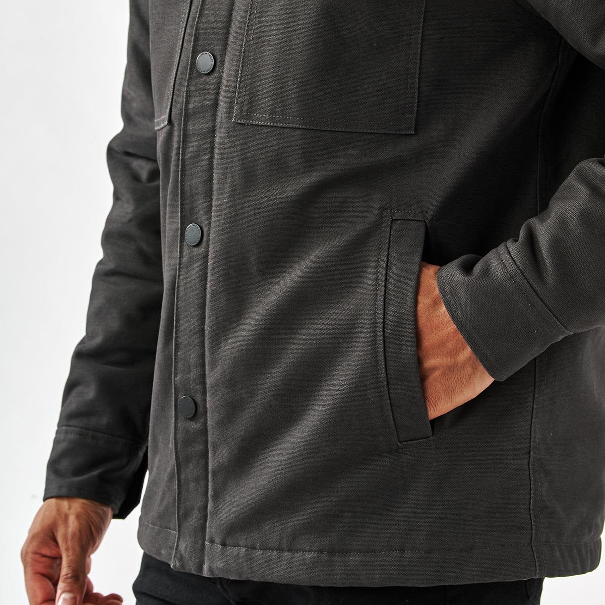 Men's Oxide Sherpa Lined Canvas Jacket LE-CJK-2M