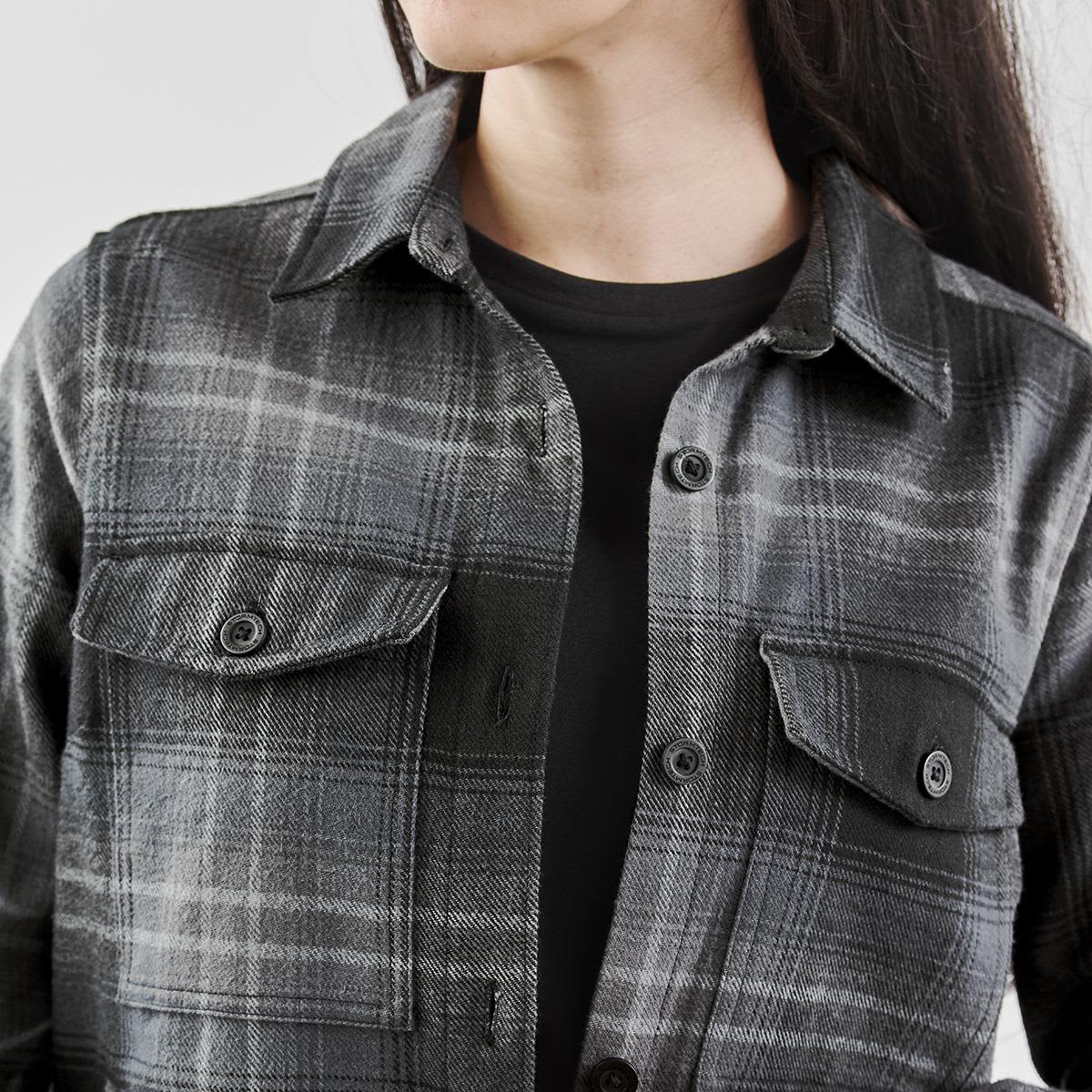 Women's Highland Plaid Shacket LE-CSH-1W