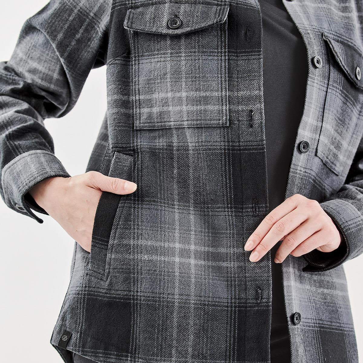 Women's Highland Plaid Shacket LE-CSH-1W