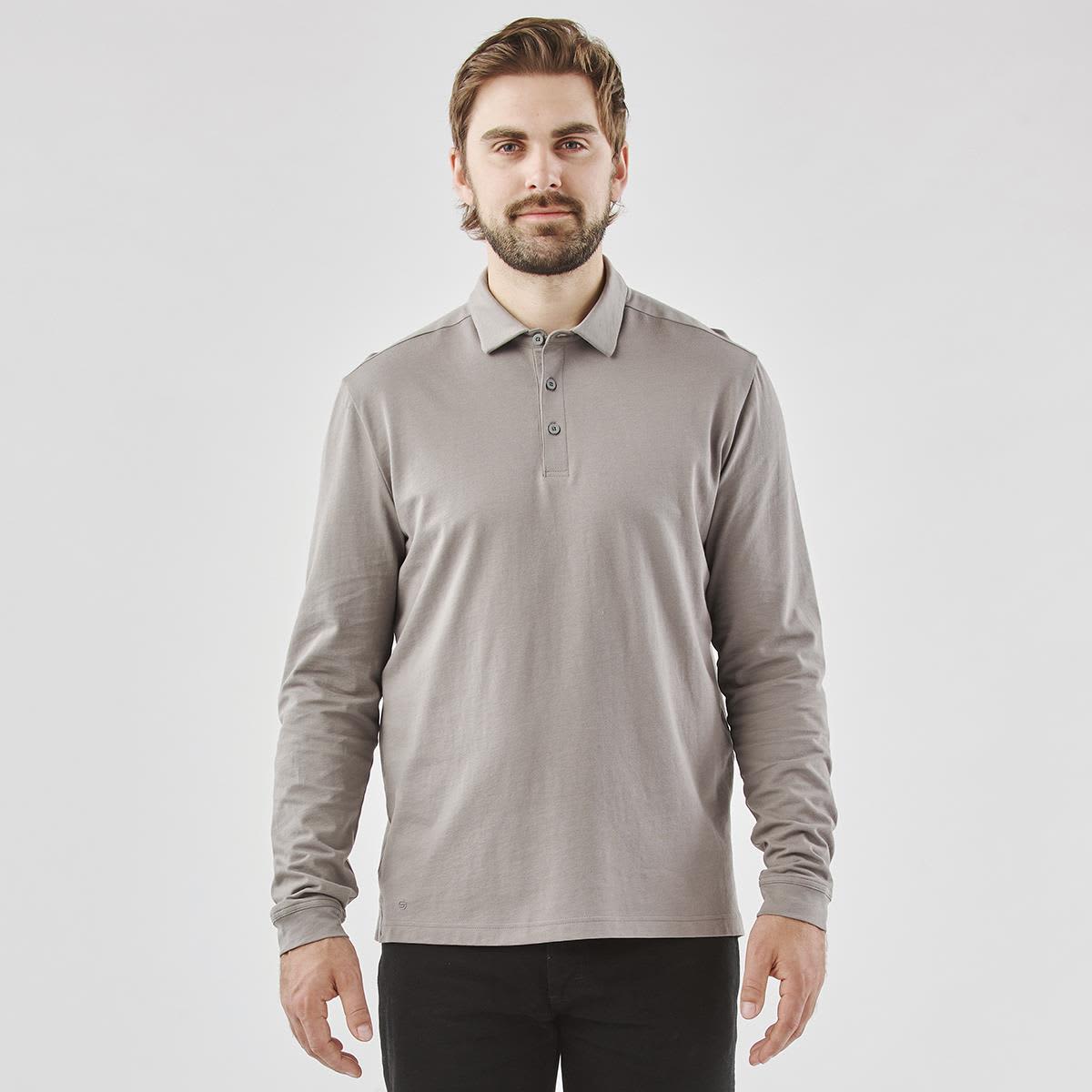 Men's Nevada L/S Micro Pique Polo LE-PLX-1M
