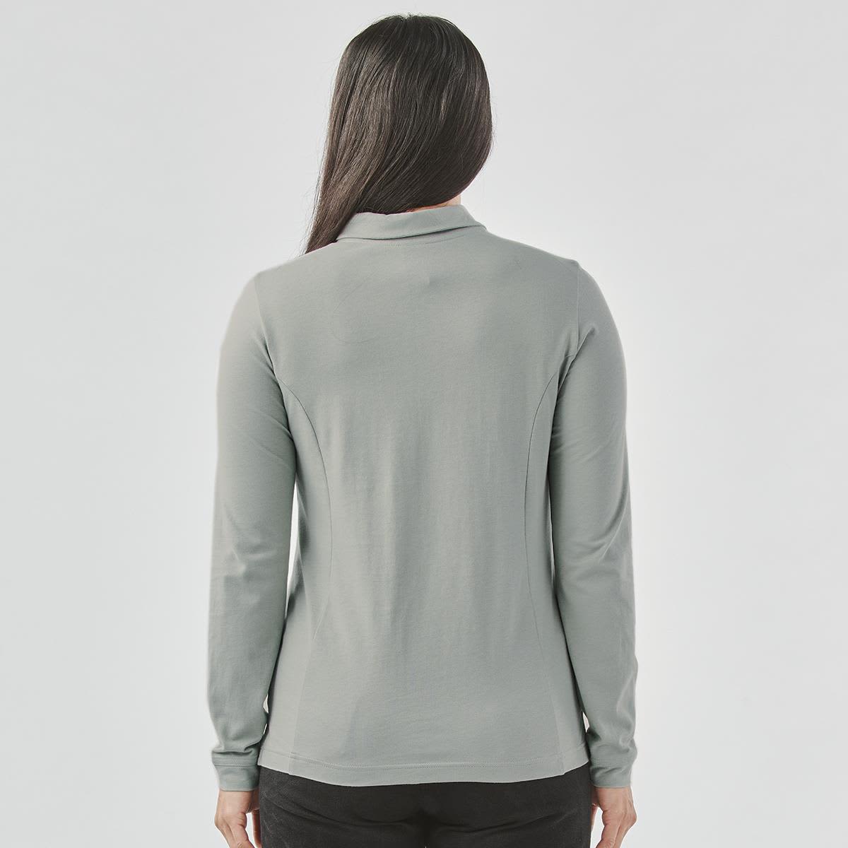 Women's Nevada L/S Micro Pique Polo LE-PLX-1W