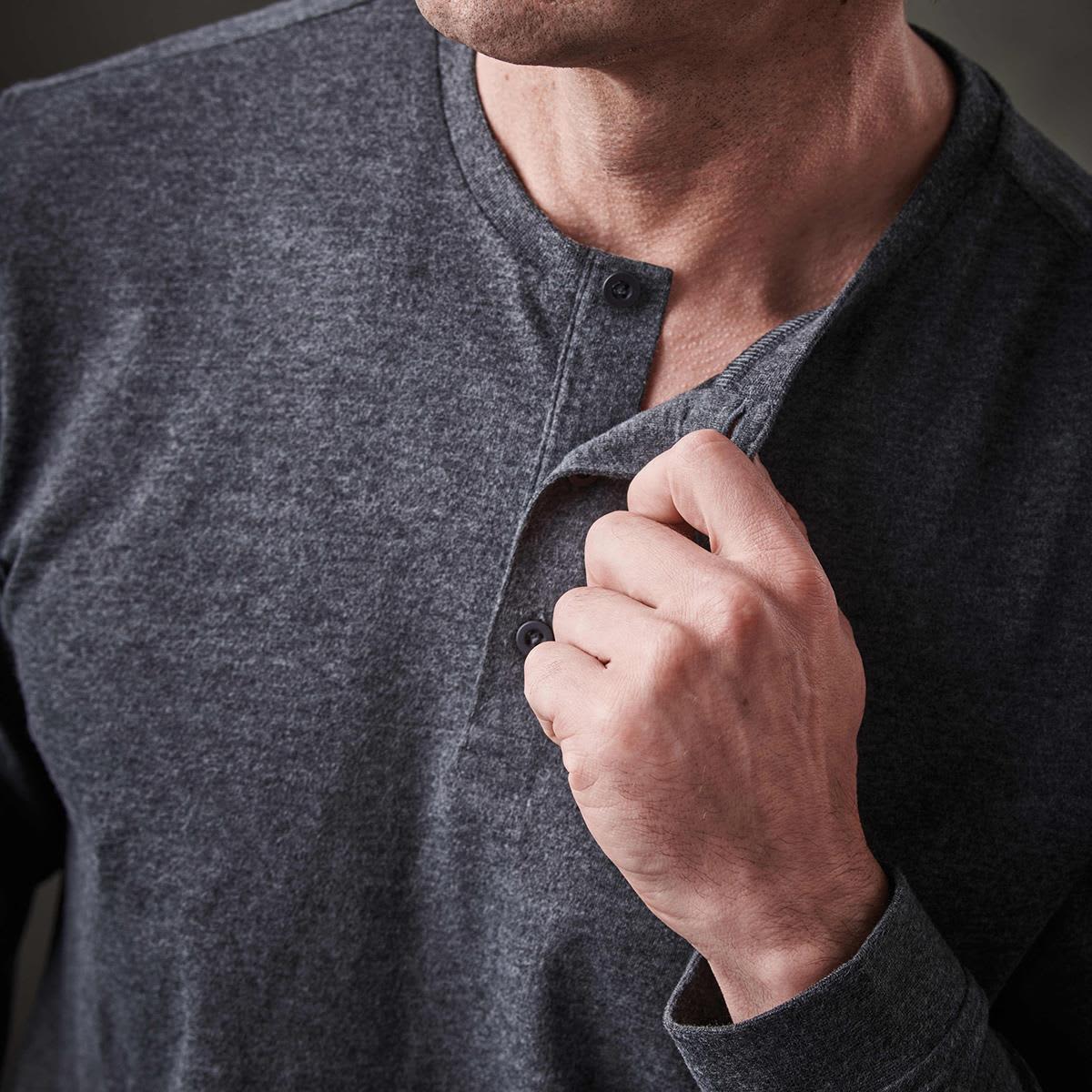 Men's Torcello L/S Henley LE-TGH-1