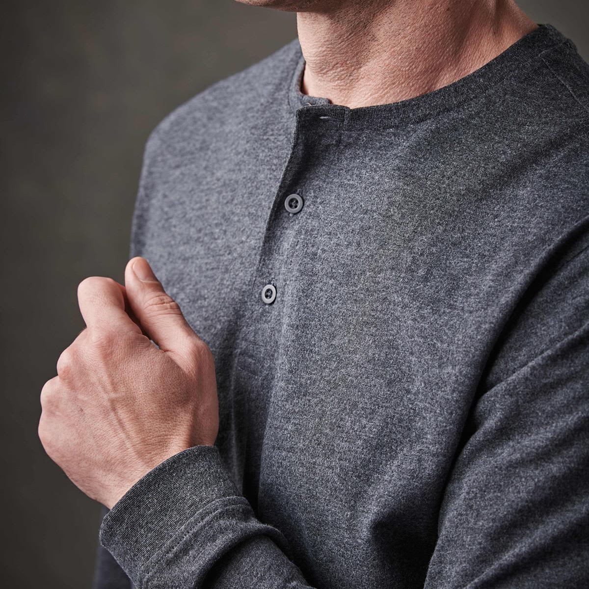 Men's Torcello L/S Henley LE-TGH-1