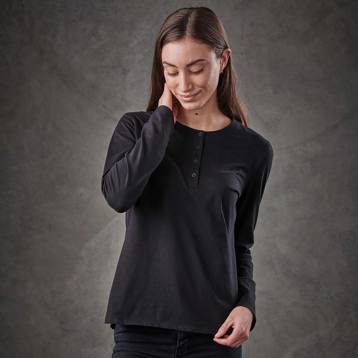 Women's Torcello L/S Henley LE-TGH-1W
