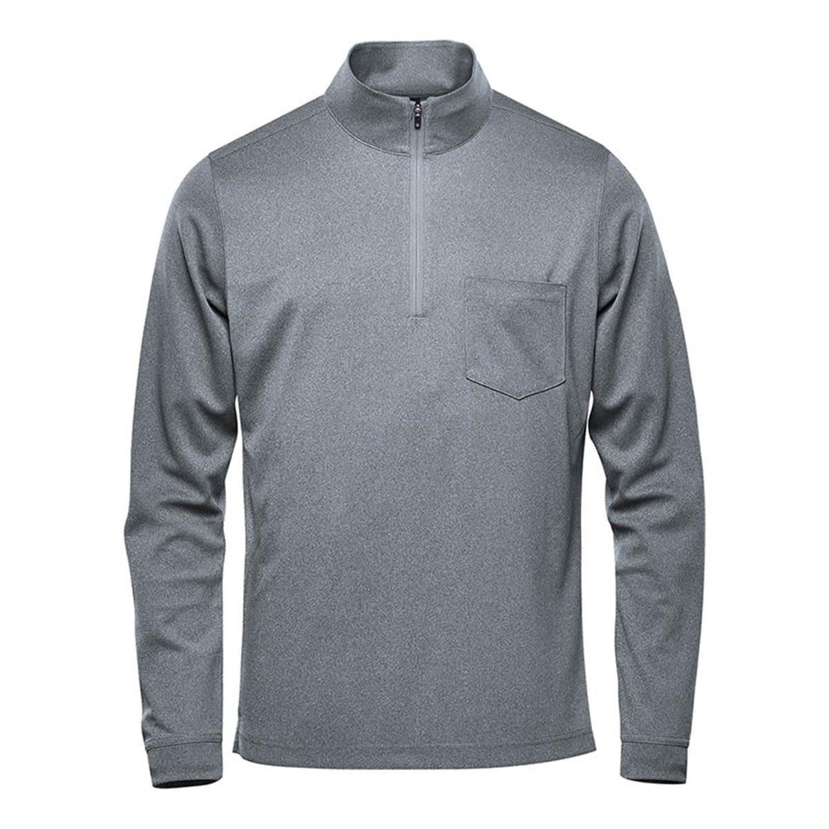 Men's Dockyard 1/4 Zip Pullover - VQX-1 Image Dolphin Heather