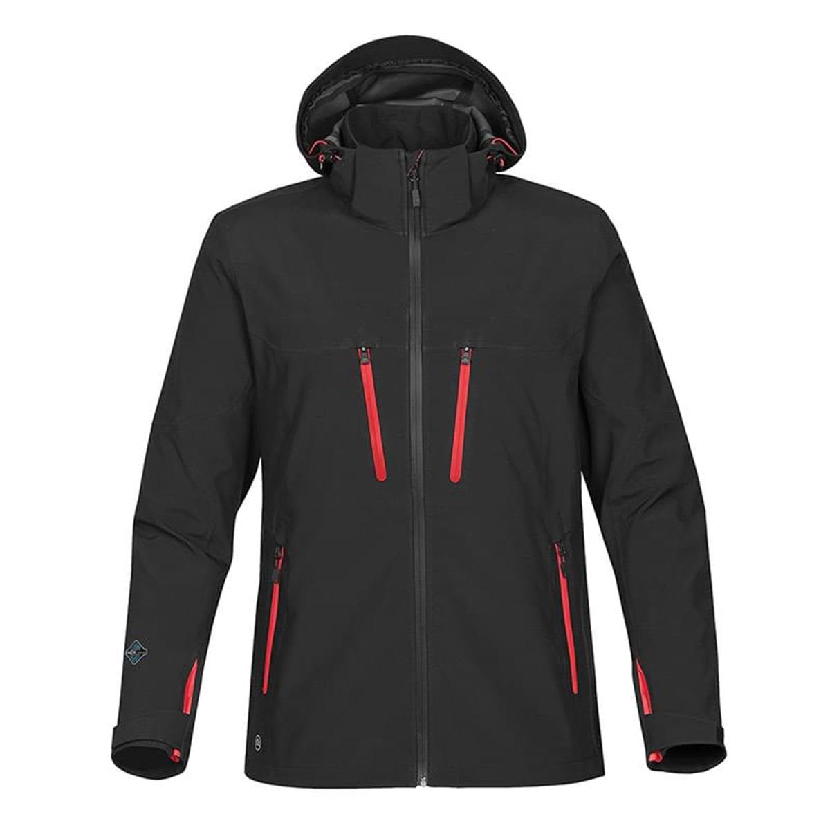 Black/Bright Red