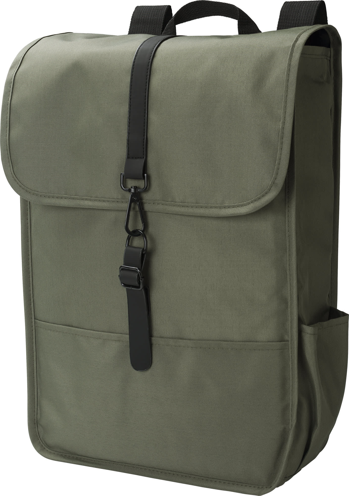 RPET Polyester (300D) flap backpack Lyric