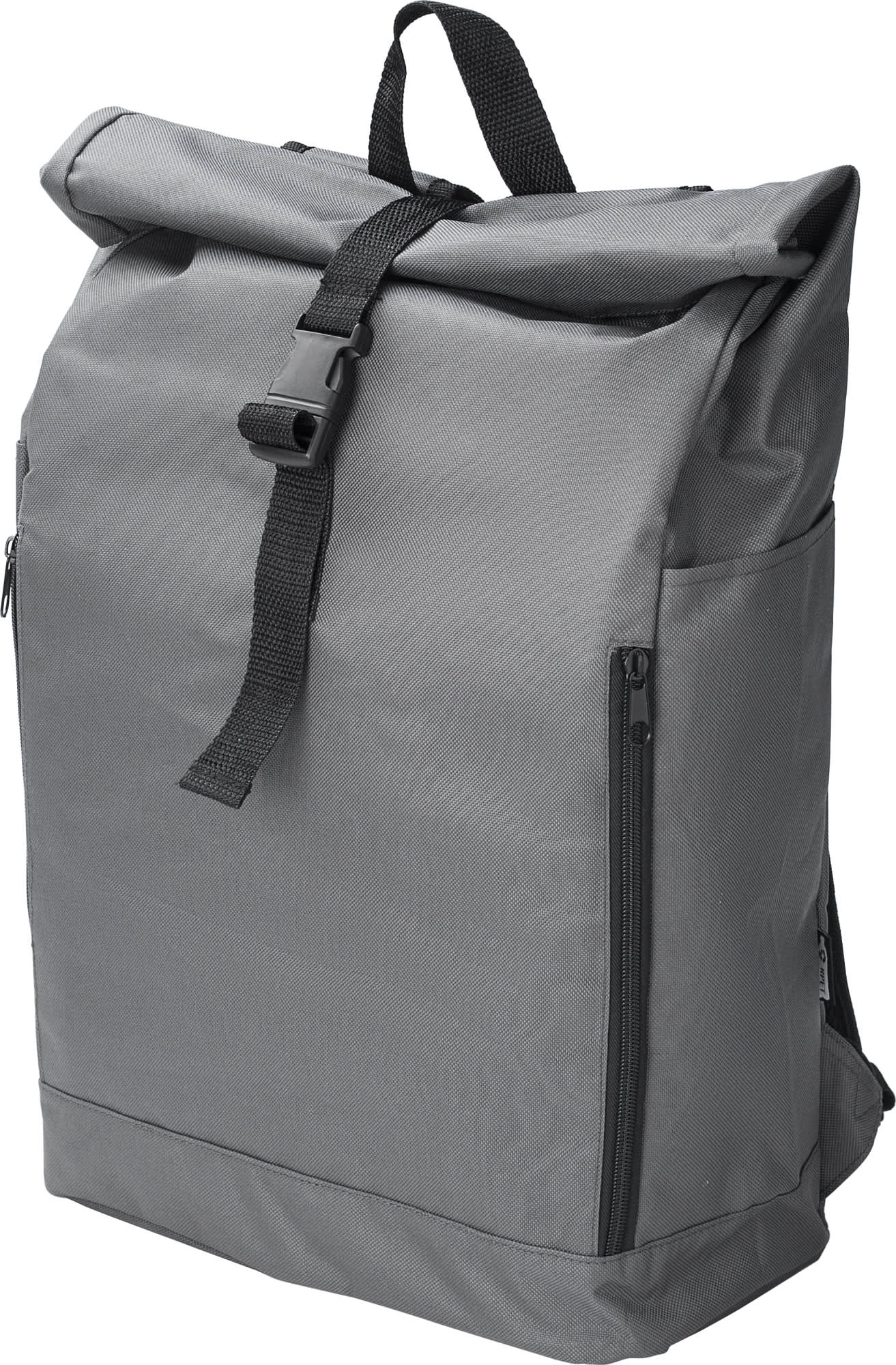 RPET polyester (600D) rolltop backpack Evie
