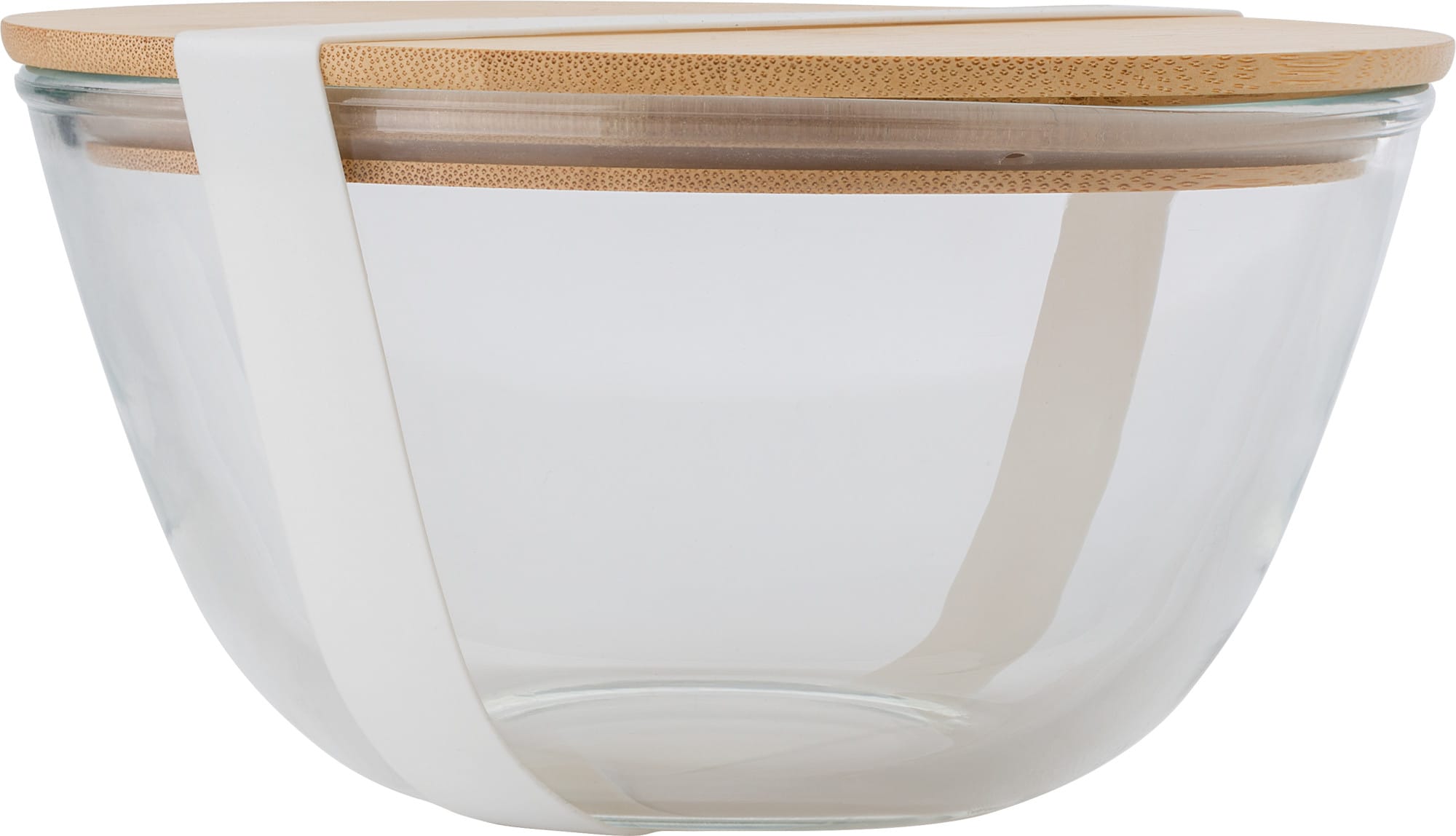 Glass salad bowl Isabeau