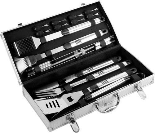 Stainless steel barbecue set