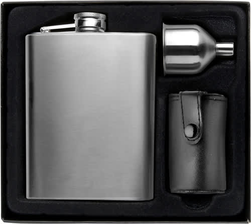 Stainless steel hip flask