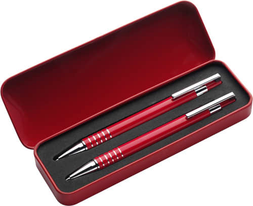 Aluminium writing set