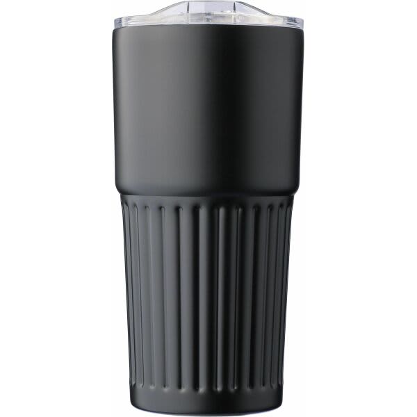 Recycled stainless steel double-walled drinking mug (500 ml) Kael